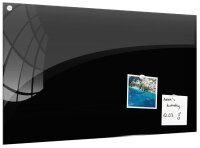 ALLboards Glas-Magnettafel 180,0 x 120,0 cm schwarz