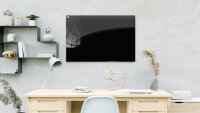 ALLboards Glas-Magnettafel 150,0 x 120,0 cm schwarz