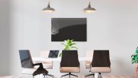 ALLboards Glas-Magnettafel 150,0 x 120,0 cm schwarz