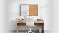ALLboards Whiteboard-Pinnwand 60,0 x 40,0 cm Textil weiß