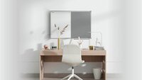 ALLboards Whiteboard-Pinnwand 60,0 x 40,0 cm Textil weiß