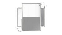 ALLboards Whiteboard-Pinnwand 60,0 x 40,0 cm Textil weiß