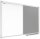 ALLboards Whiteboard-Pinnwand 60,0 x 40,0 cm Textil weiß