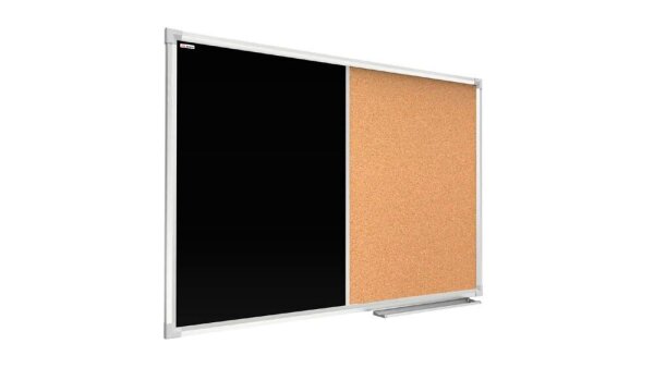 ALLboards Pinnwand und Kreidetafel 90,0 x 60,0 cm Textil schwarz  ( CO96BKB )