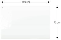 ALLboards Glas-Magnettafel 100,0 x 70,0 cm weiß