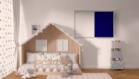 ALLboards Whiteboard-Pinnwand 120,0 x 90,0 cm Textil blau