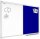 ALLboards Whiteboard-Pinnwand 120,0 x 90,0 cm Textil blau