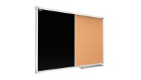 ALLboards Pinnwand und Kreidetafel 120,0 x 90,0 cm Textil...