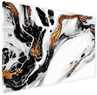 ALLboards Magnettafel 60,0 x 40,0 cm Marmor gold/weiß