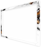ALLboards Magnettafel 60,0 x 40,0 cm Marmor gold/weiß
