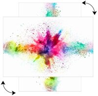 ALLboards Magnettafel 60,0 x 40,0 cm Farbenfroh