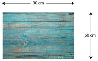 ALLboards Magnettafel 90,0 x 60,0 cm Blaues Brett