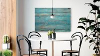 ALLboards Magnettafel 90,0 x 60,0 cm Blaues Brett