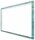 ALLboards Magnettafel 90,0 x 60,0 cm Blaues Brett
