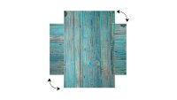 ALLboards Magnettafel 60,0 x 40,0 cm Blaues Brett