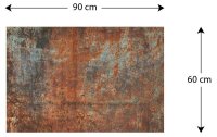 ALLboards Magnettafel 90,0 x 60,0 cm Rostfarbe