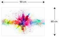 ALLboards Magnettafel 90,0 x 60,0 cm Farbenfroh  (...