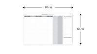 ALLboards Monatsplaner, Tageseinteilung 90,0 x 60,0 cm