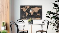 ALLboards Magnettafel 60,0 x 40,0 cm Weltkarte