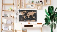 ALLboards Magnettafel 60,0 x 40,0 cm Weltkarte