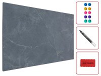 ALLboards Magnettafel 60,0 x 40,0 cm Marmor anthrazit