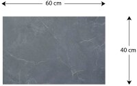 ALLboards Magnettafel 60,0 x 40,0 cm Marmor anthrazit