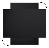 ALLboards Kreidetafel 90,0 x 60,0 cm schwarz