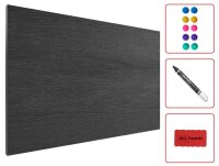 ALLboards Magnettafel 60,0 x 40,0 cm Graues Holz