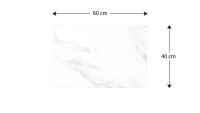 ALLboards Magnettafel 60,0 x 40,0 cm Marmor weiß