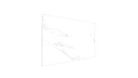 ALLboards Magnettafel 60,0 x 40,0 cm Marmor weiß