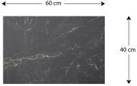 ALLboards Magnettafel 60,0 x 40,0 cm Marmor schwarz