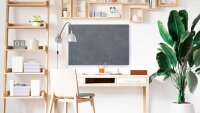 ALLboards Magnettafel 90,0 x 60,0 cm Marmor anthrazit