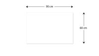 ALLboards Magnettafel 90,0 x 60,0 cm weiß