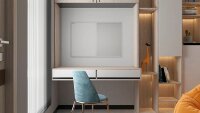 ALLboards Whiteboard-Pinnwand 90,0 x 60,0 cm Textil weiß