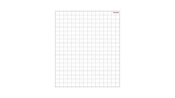 ALLboards magnetische Whiteboardfolie  Kariert kariert 80,0 x 95,0 cm, 1 St.