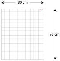 ALLboards magnetische Whiteboardfolie  Kariert kariert...