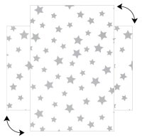 ALLboards Magnettafel 90,0 x 60,0 cm Graue Sterne
