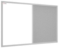 ALLboards Whiteboard-Pinnwand 60,0 x 40,0 cm Textil grau