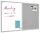 ALLboards Whiteboard-Pinnwand 60,0 x 40,0 cm Textil grau