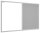 ALLboards Whiteboard-Pinnwand 60,0 x 40,0 cm Textil grau