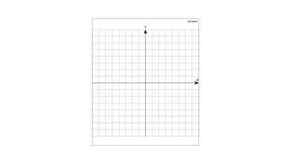ALLboards magnetische Whiteboardfolie  Koordinatensystem kariert 80,0 x 95,0 cm, 1 St.