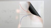 ALLboards magnetische Whiteboardfolie  Koordinatensystem kariert 80,0 x 95,0 cm, 1 St.