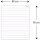 ALLboards magnetische Whiteboardfolie  Dreizeilig liniert 80,0 x 95,0 cm, 1 St.
