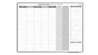 ALLboards Monatsplaner, Tageseinteilung 120,0 x 90,0 cm