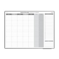 ALLboards Monatsplaner, Tageseinteilung 120,0 x 90,0 cm