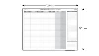 ALLboards Monatsplaner, Tageseinteilung 120,0 x 90,0 cm