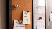 ALLboards Whiteboard-Pinnwand 3-in-1 Kombitafel 60,0 x 40,0 cm Textil schwarz