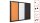 ALLboards Whiteboard-Pinnwand 3-in-1 Kombitafel 60,0 x 40,0 cm Textil schwarz