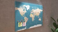ALLboards Magnettafel CANVASboards 90,0 x 60,0 cm Weltkarte  ( CAN96_58 )