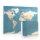 ALLboards Magnettafel CANVASboards 90,0 x 60,0 cm Weltkarte  ( CAN96_58 )